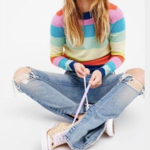 Rainbow Cashmere Sweater